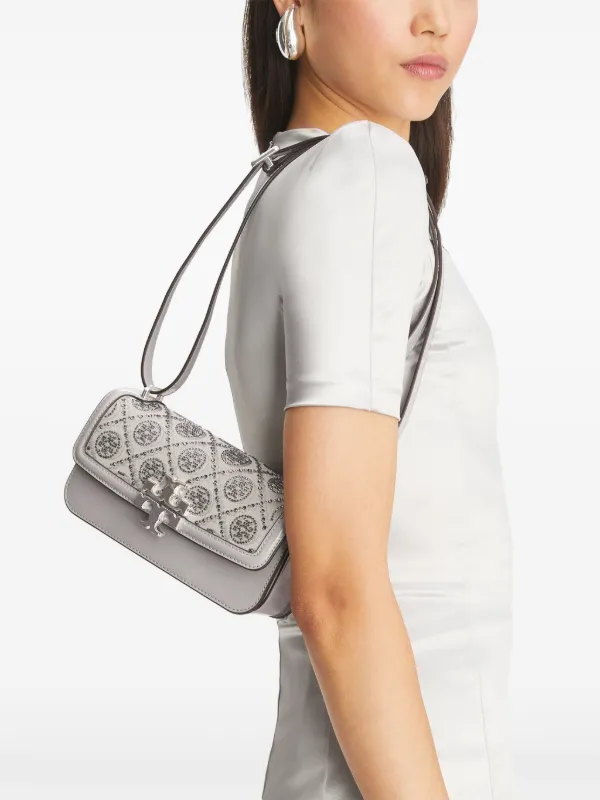 Tory Burch Eleanor Shoulder Bag | Grey | FARFETCH