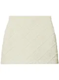 Tory Burch Double T-jacquard mini skirt - Neutrals