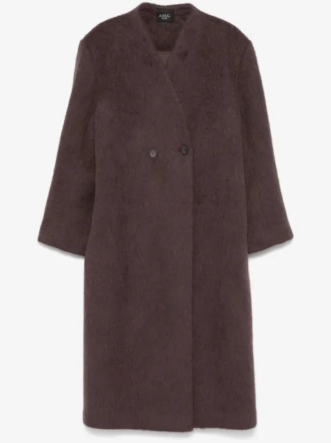 A.M.G. brushed coat