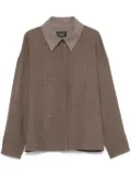 A.M.G. two-sided shirt - Brown