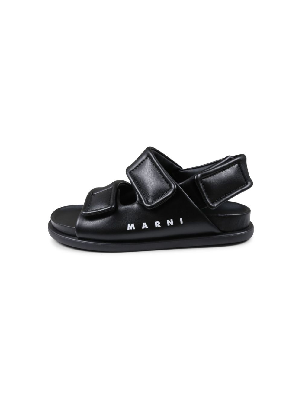 Marni Kids Sandalen van imitatieleer Zwart