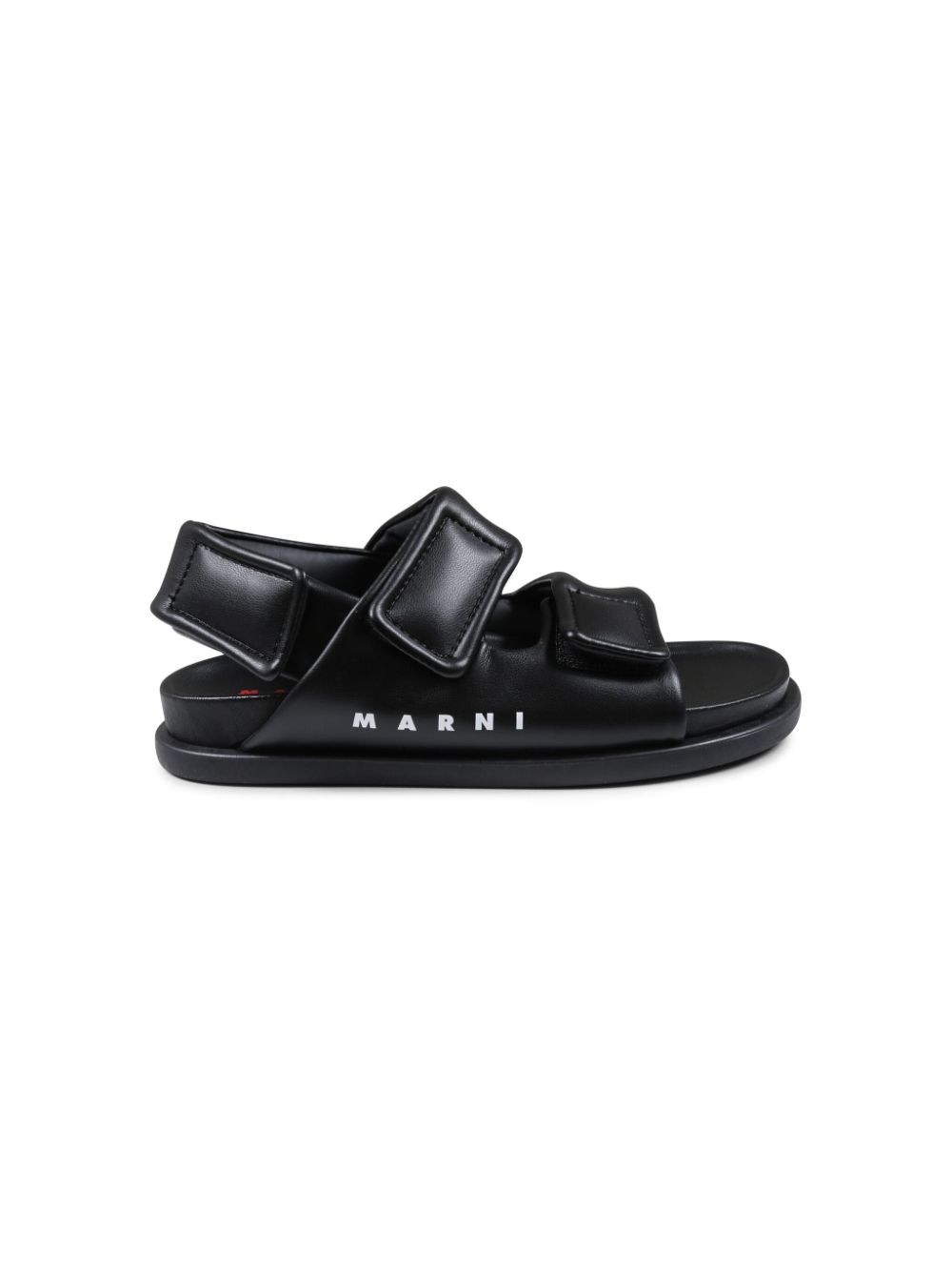 Marni Kids Sandalen van imitatieleer Zwart