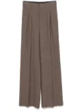 A.M.G. wide-leg trousers - Brown