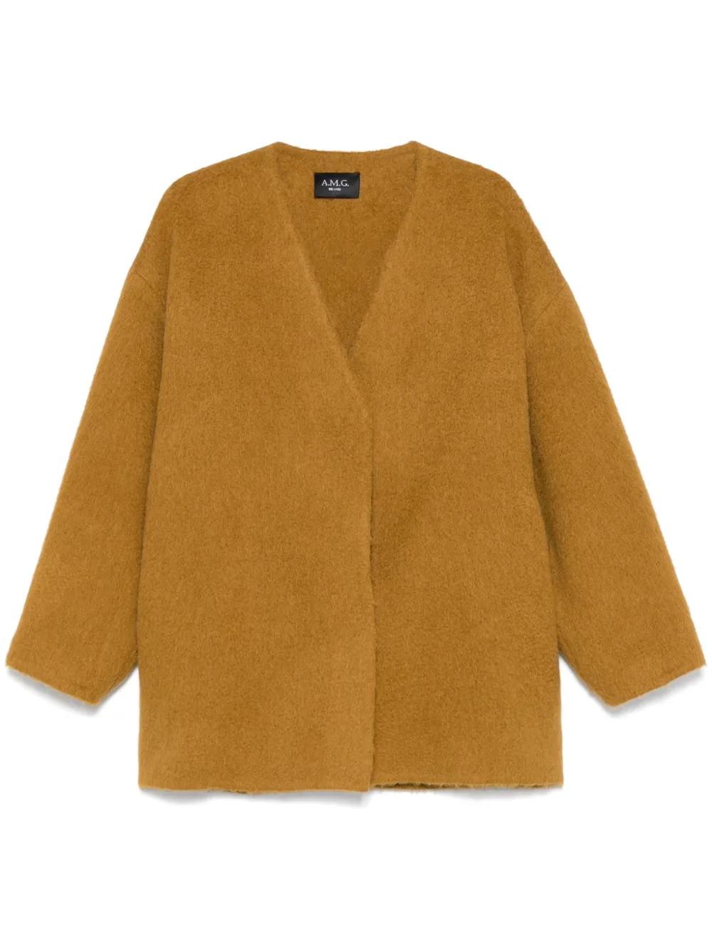 A.M.G. cashmere coat - Yellow