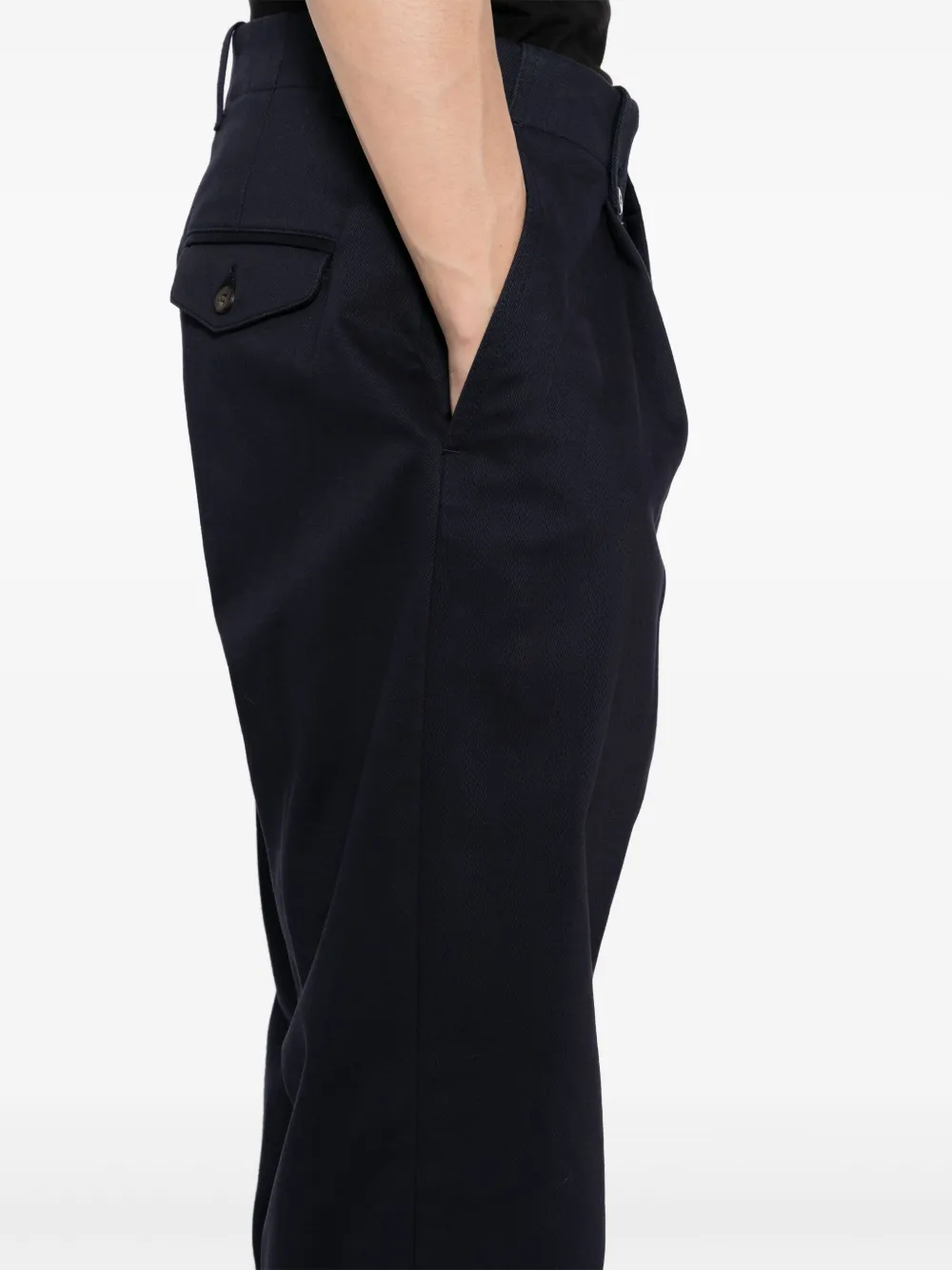 Eleventy Broek met toelopende pijpen Blauw