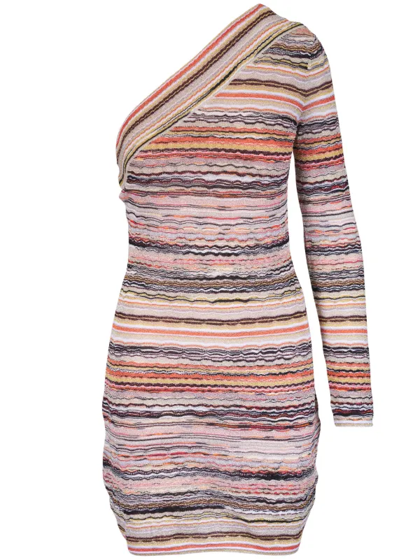 missoni striped mini dress Missoni Striped Mini Dress | Blue