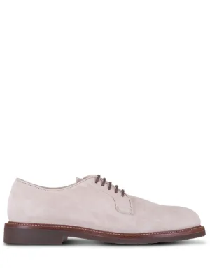 Brunello Cucinelli スエード ダービーシューズ | ニュートラル
