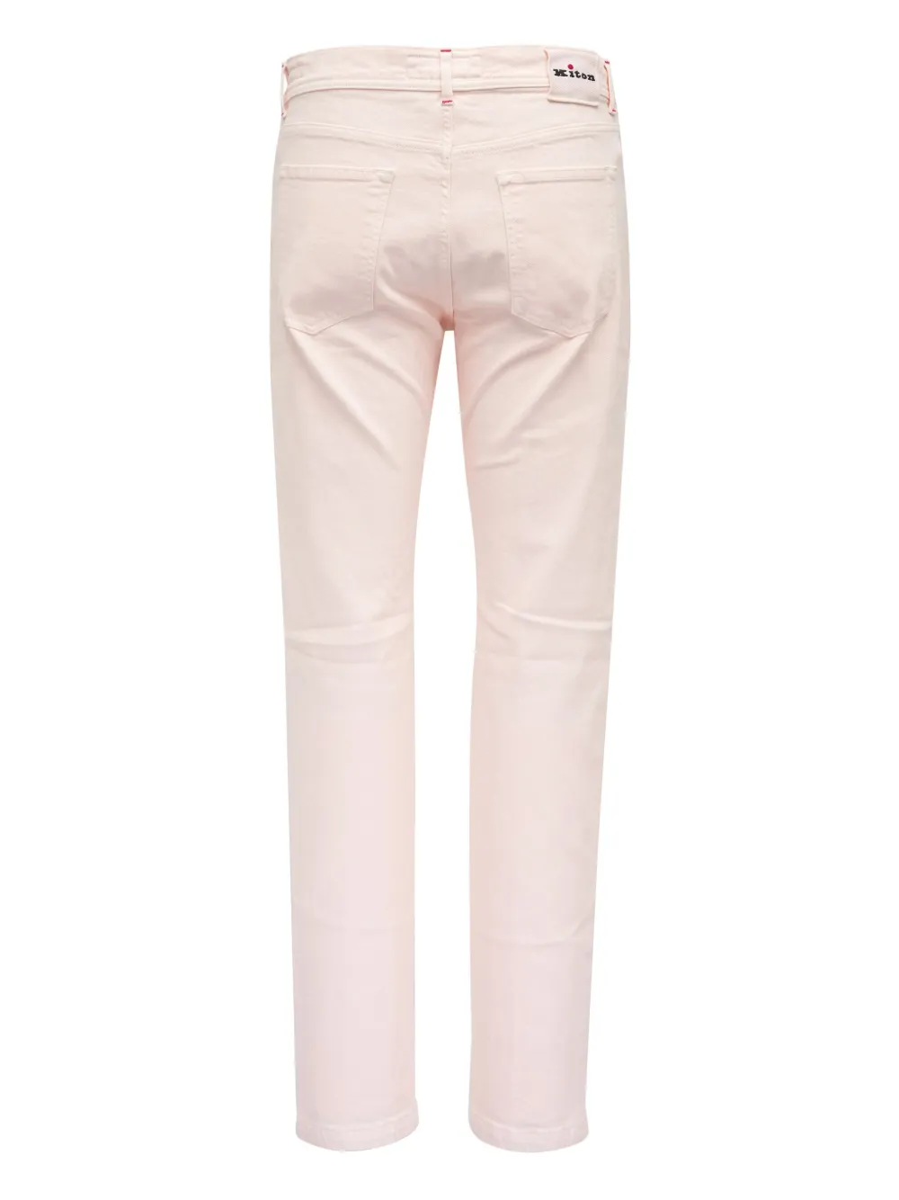 Kiton Stretch-katoenen jeans - Roze