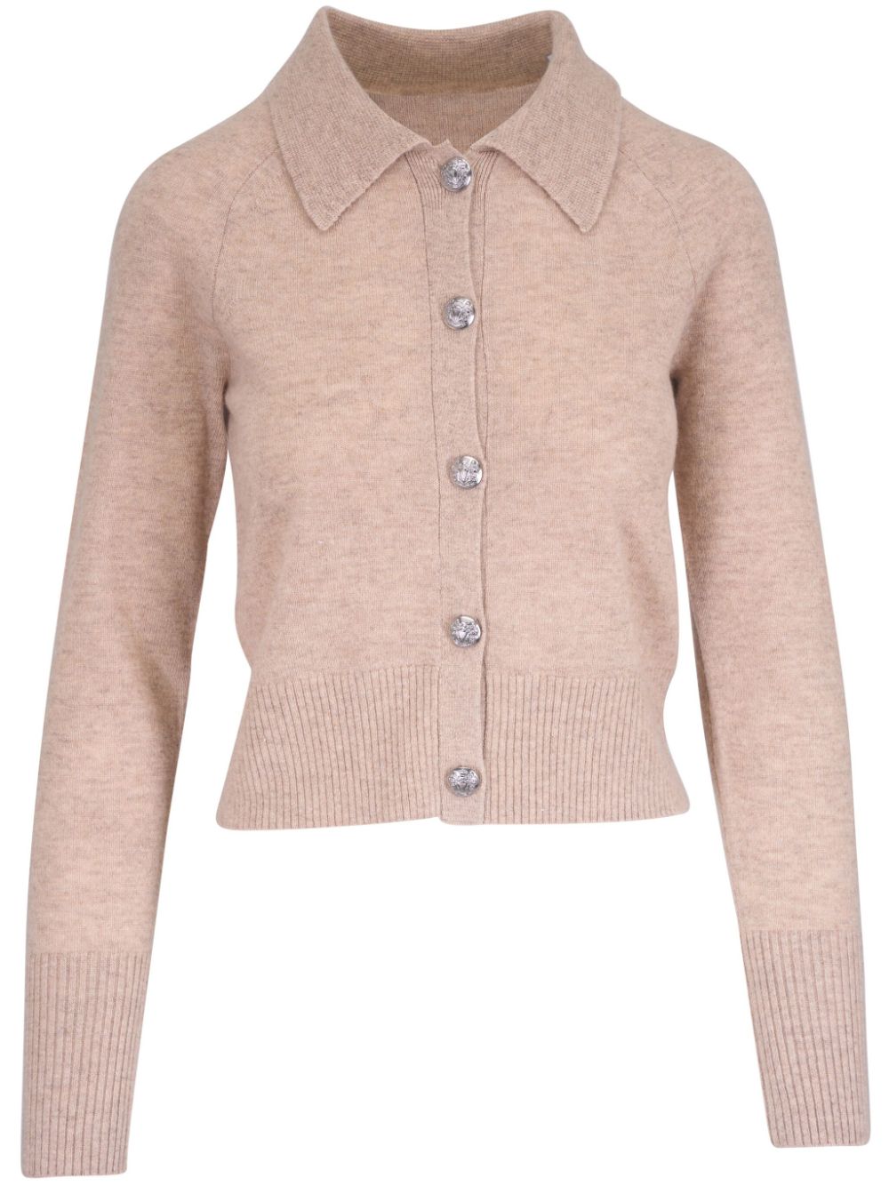 buttoned cashmere cardigan