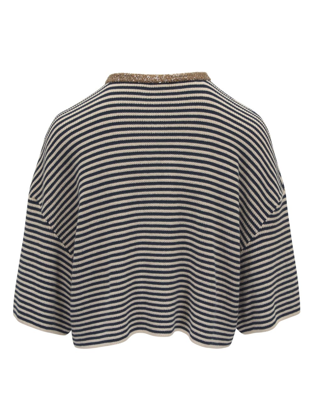 Brunello Cucinelli striped cardigan - Neutrals