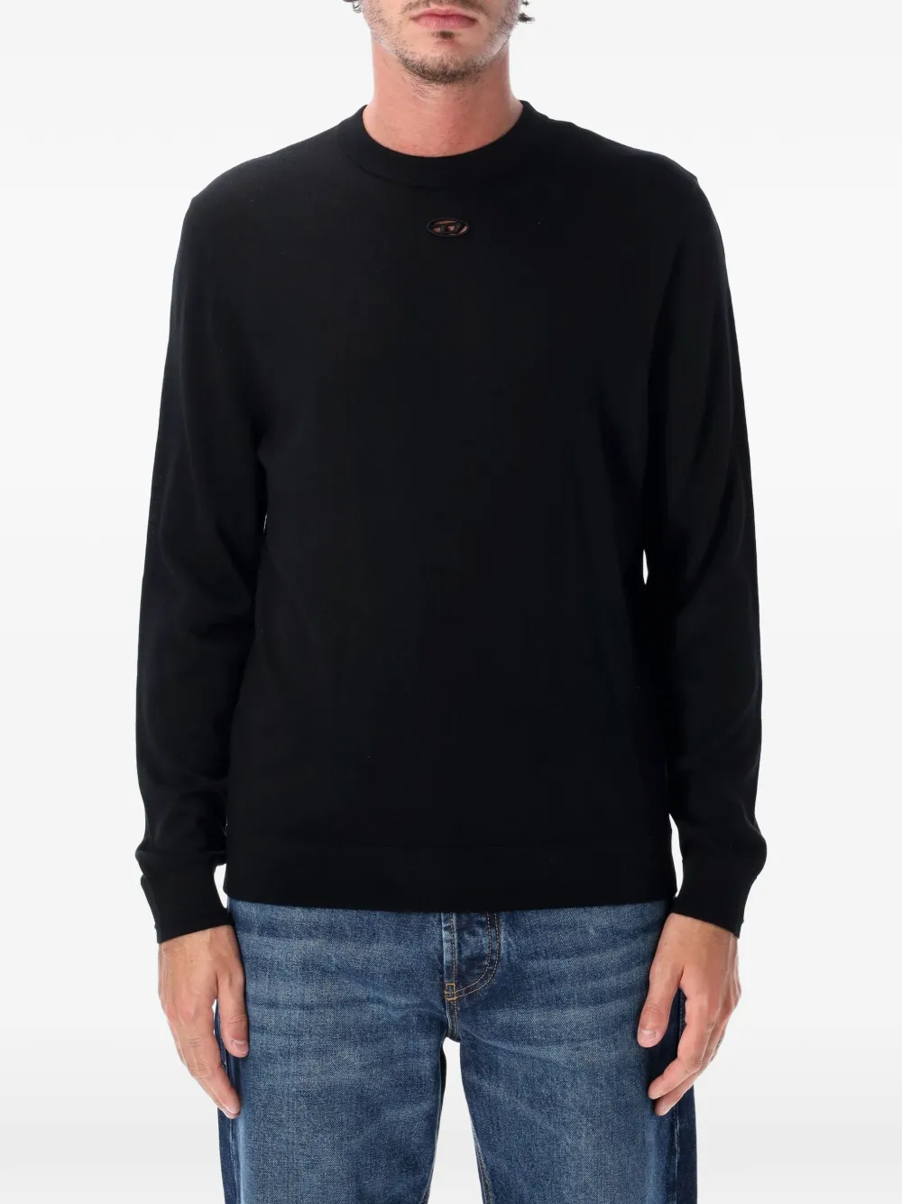 Diesel K-Valiam sweater Zwart