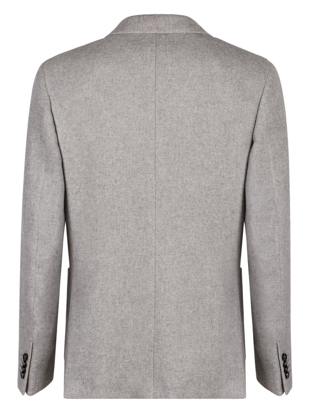 Zegna Blazer met enkele rij knopen - Grijs