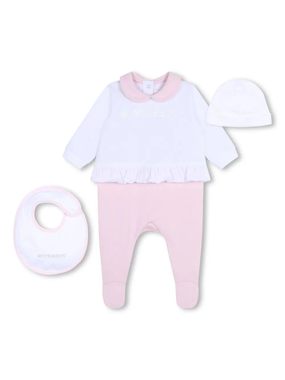Image 1 of Givenchy Kids Conjunto de pijama 3 peças com logo