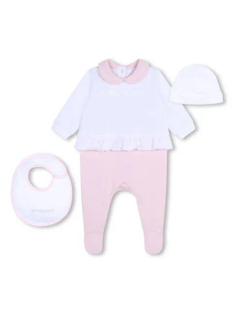 Givenchy Kids logo-appliqué pyjama (set of three)