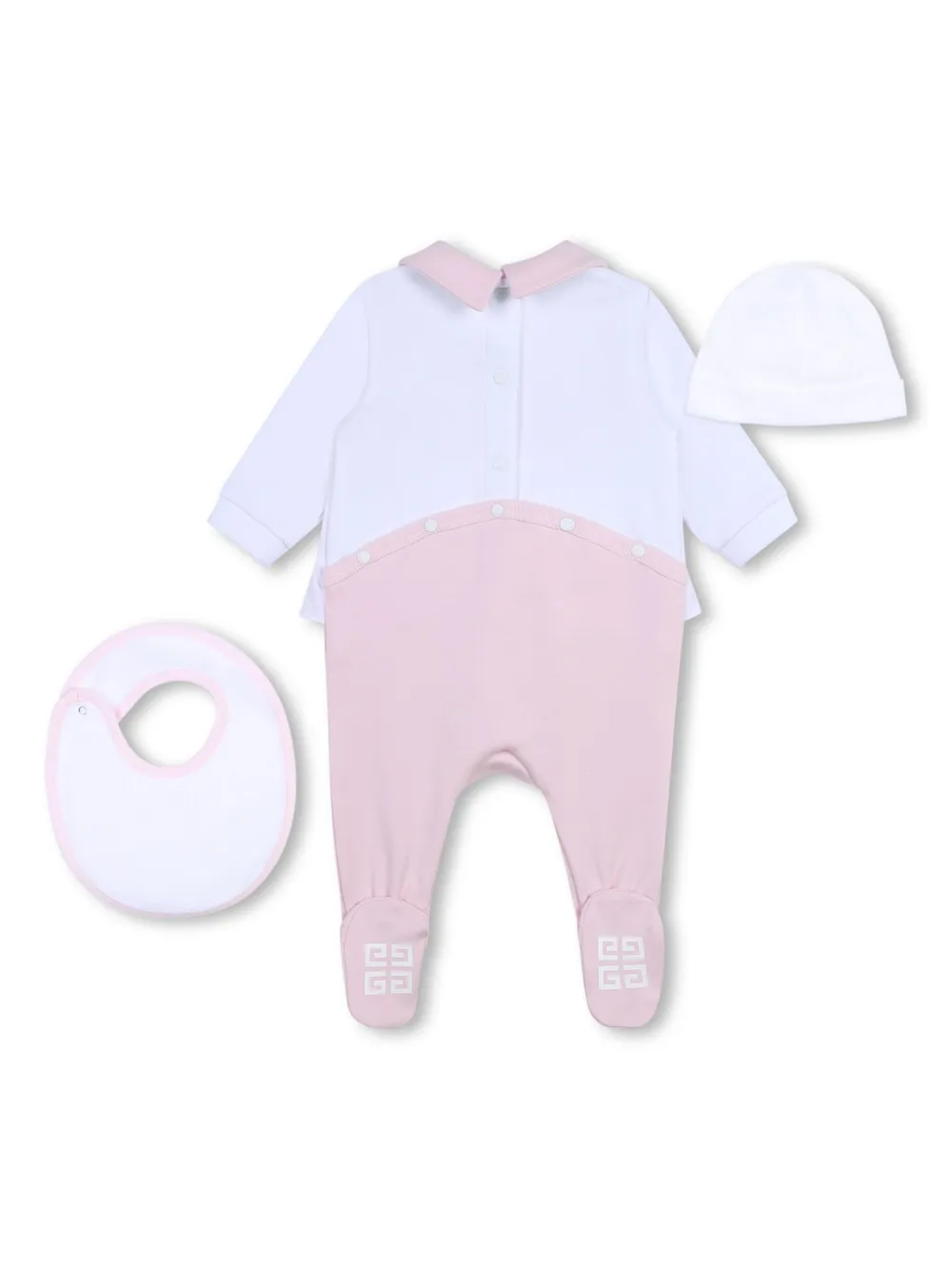 Image 2 of Givenchy Kids Conjunto de pijama 3 peças com logo