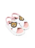 Moschino Kids Teddy Bear sandals - White