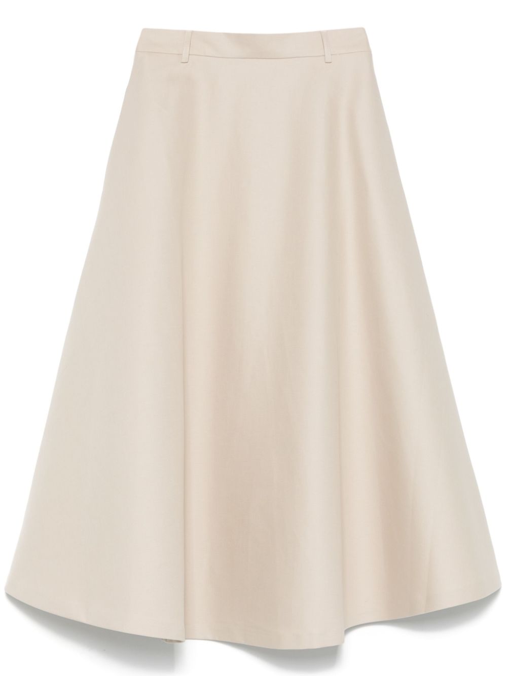 Róhe voluminous cotton skirt - Neutrals