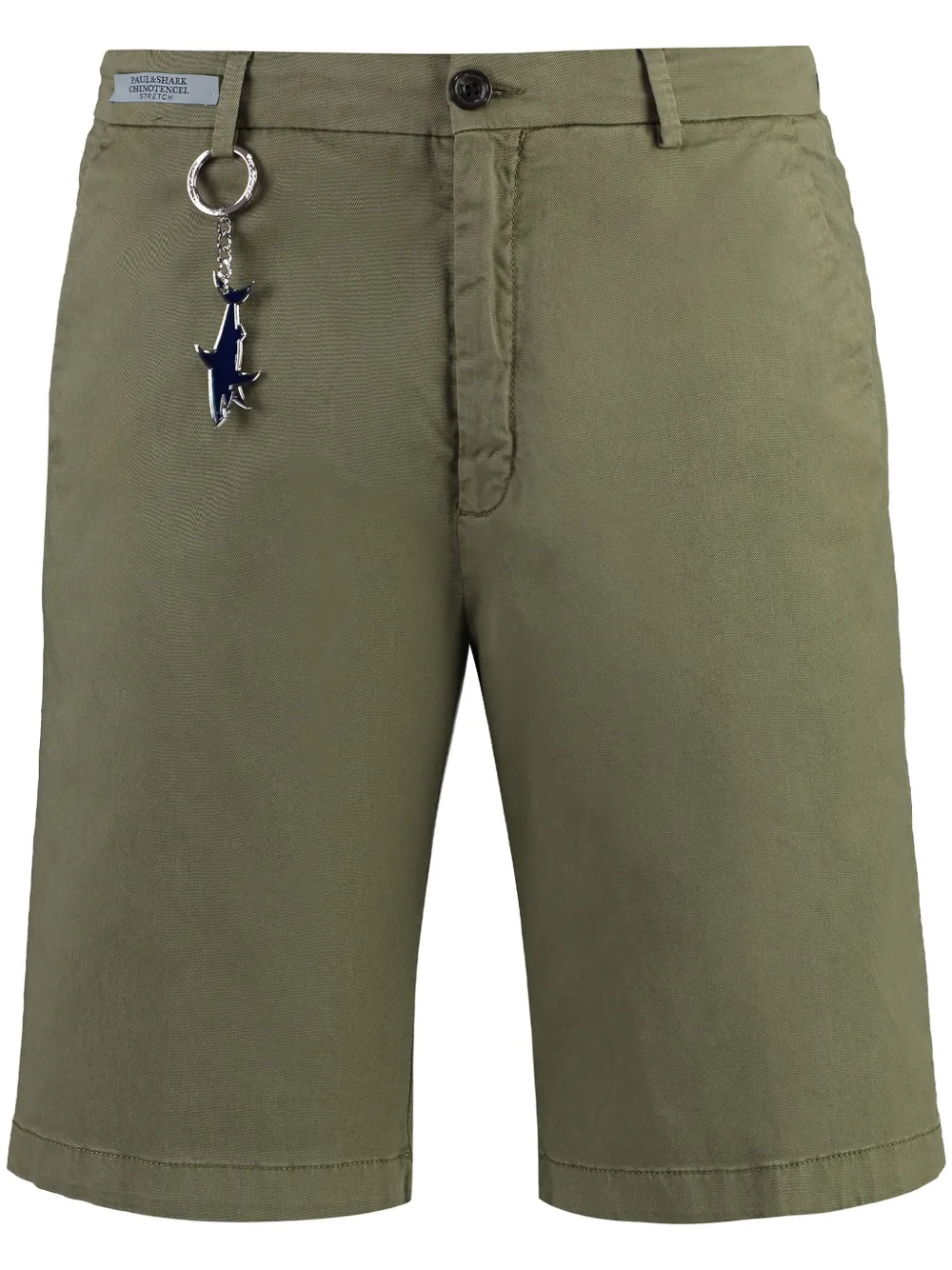 Paul & Shark Bermuda shorts met logo-applicatie Groen