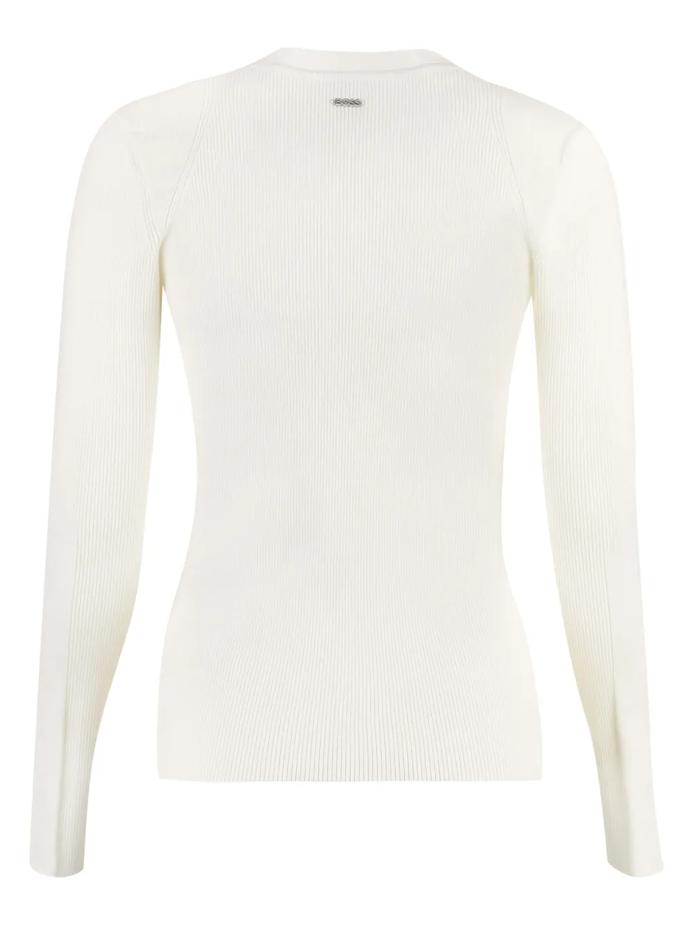 BOSS Top met V-hals Wit