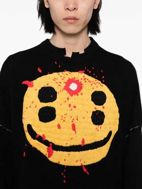 SAINT MXXXXXX crew-neck Jumper | Black | FARFETCH RO