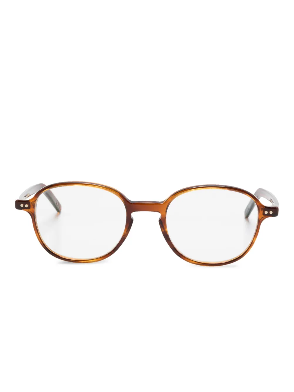 Lunor round-frame glasses | Brown | Image 1