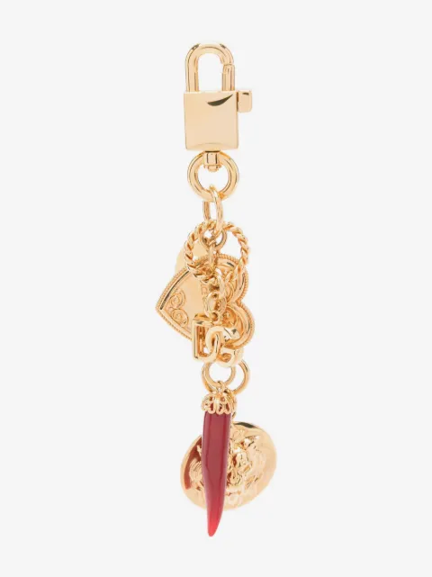 Dolce & Gabbana logo-pendant keyring