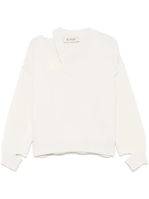 Róhe cut-out sweater 