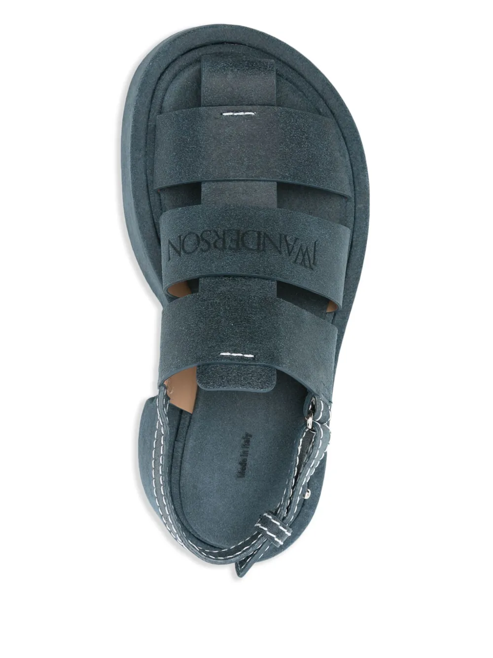 JW Anderson Suède sandalen met plateauzool Blauw