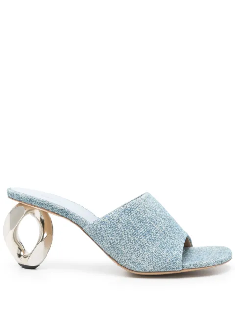 JW Anderson mules con tacón de 70mm
