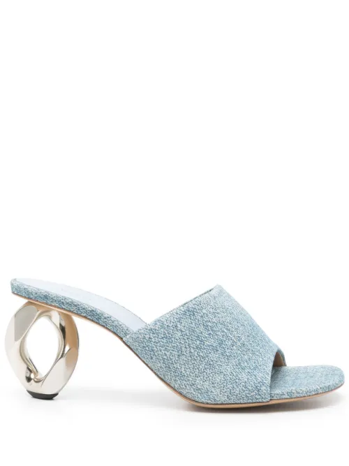 Mules à talon Chain 70 mm - JW Anderson - Modalova