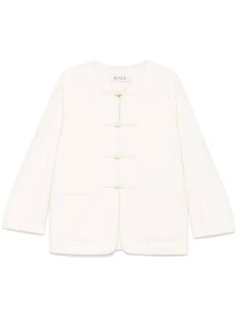 Róhe braid-trim jacket