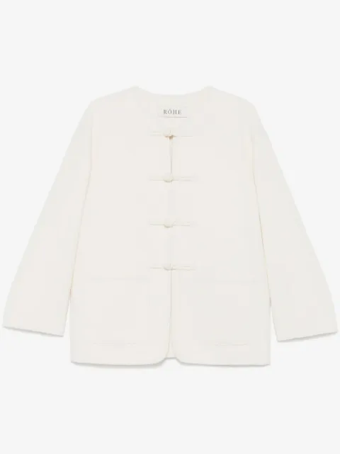 Róhe braid-trim jacket
