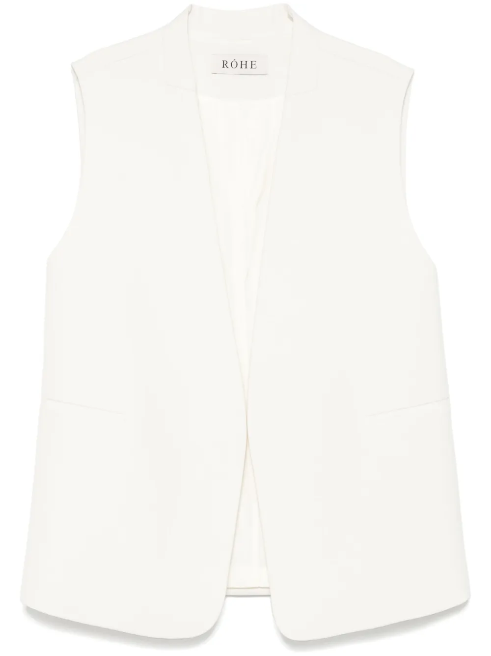 Róhe open-front vest | Neutrals | Image 1