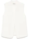 Róhe open-front vest - Neutrals