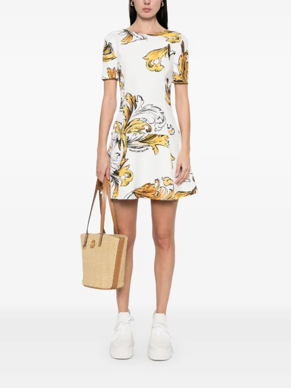 ワンピース VERSACE JEANS COUTURE Woman Dress White 76HAO9P871DP938 G03 Versace Jeans Couture Outlet: Dress woman - White | Versace