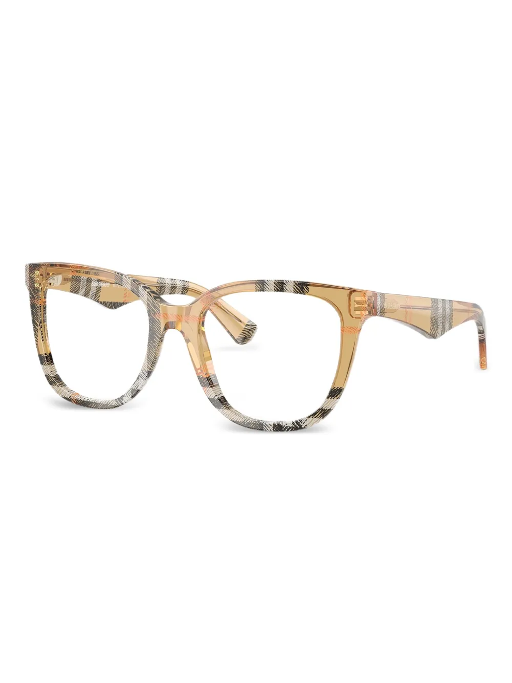 Burberry Eyewear checked square-frame glasses | Image 2