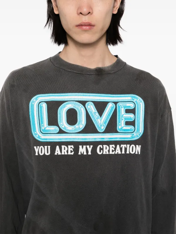 SAINT MXXXXXX long-sleeves T-shirt | Grey | FARFETCH IN