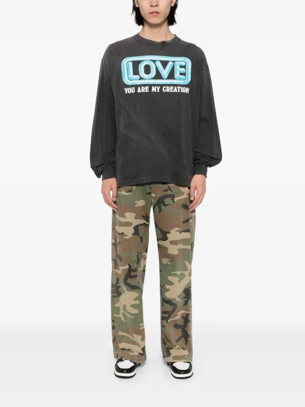 SAINT MXXXXXX long-sleeves T-shirt | Grey | FARFETCH IN
