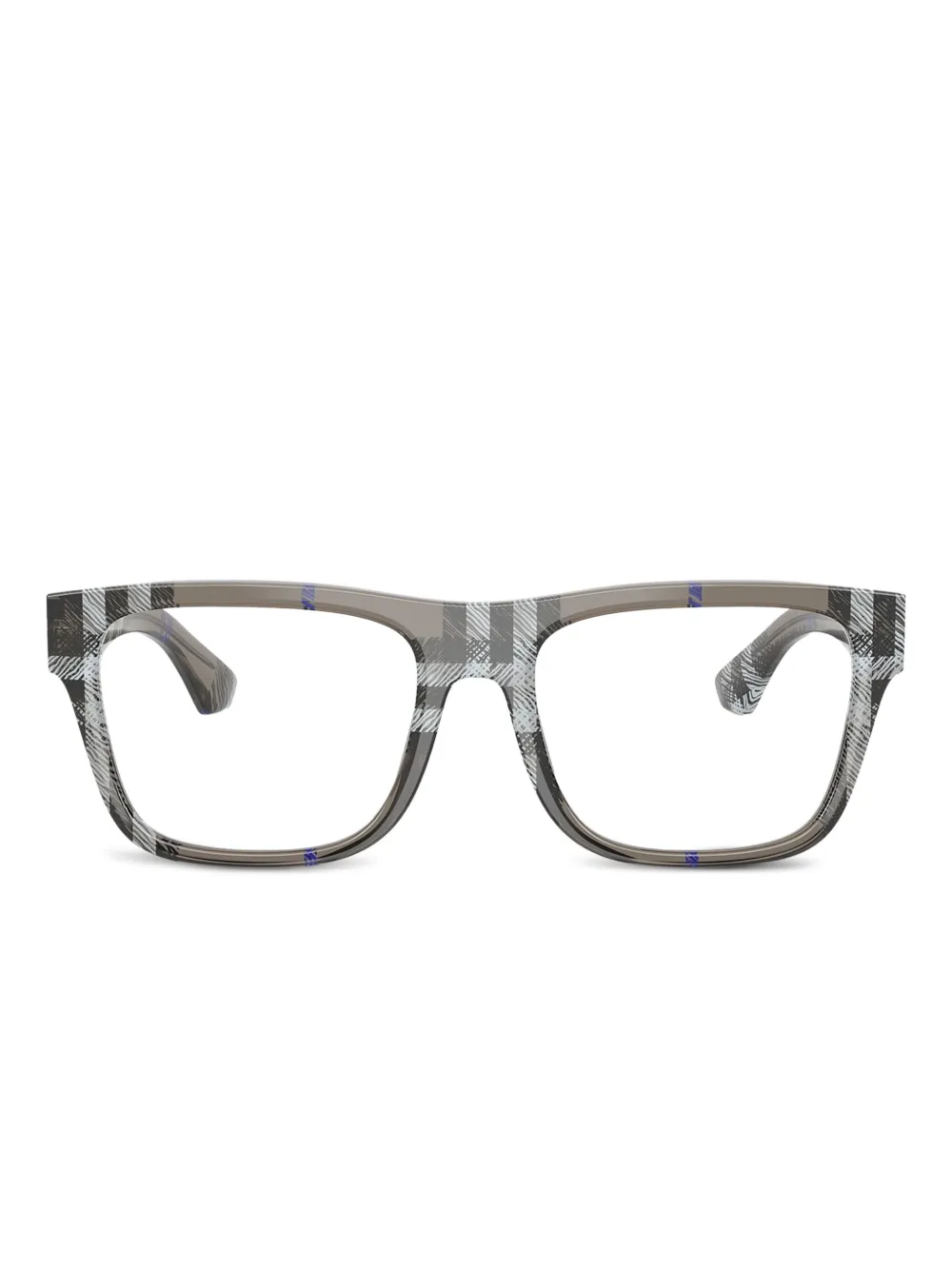 Burberry Eyewear BE 2411 check-pattern square glasses | Grey | Image 1