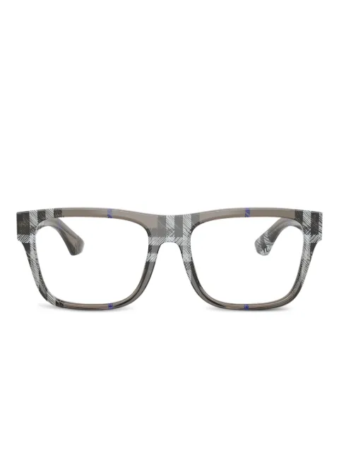 Burberry Eyewear BE 2411 check-pattern square glasses