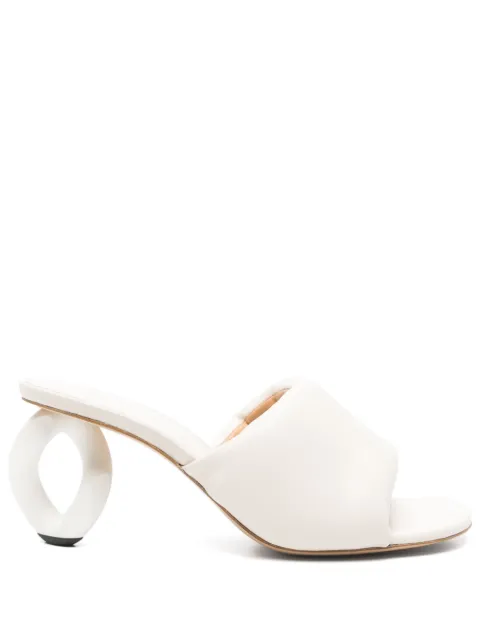 JW Anderson 70mm Chain-heel leather sandals