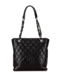 CHANEL Pre-Owned 2006-2008 Petite Caviar Shopping Tote shoulder bag - Black