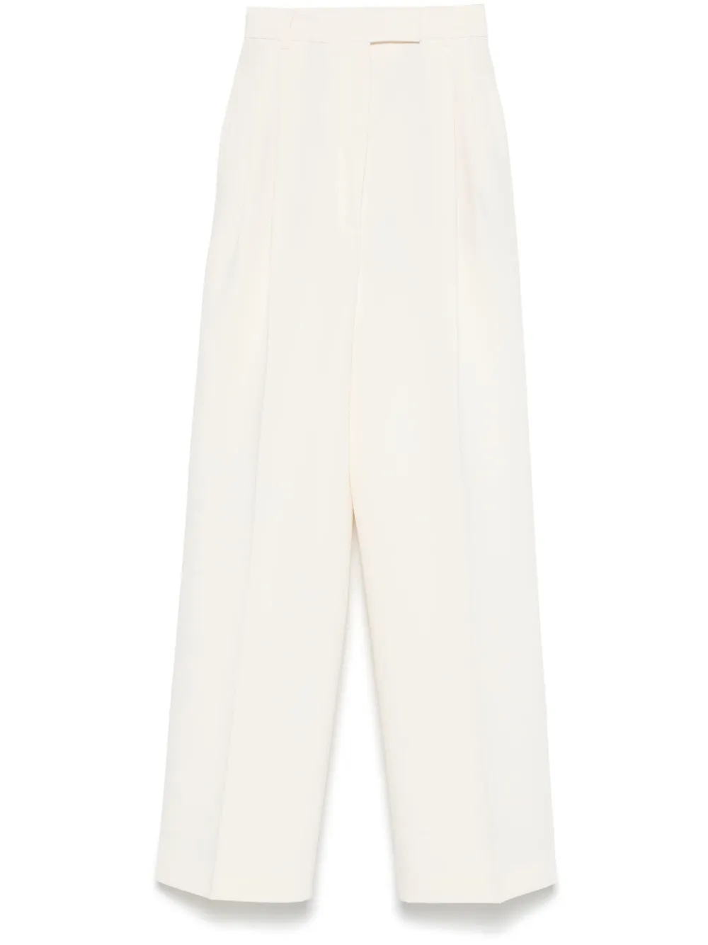 Róhe high-waisted tailored trousers - White