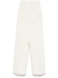 Róhe high-waisted tailored trousers - White