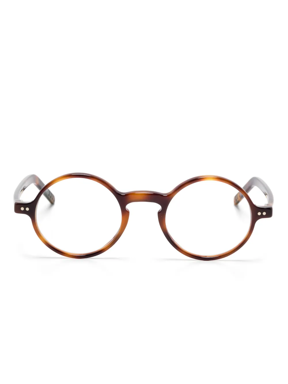 Lunor round-frame glasses | Brown | Image 1