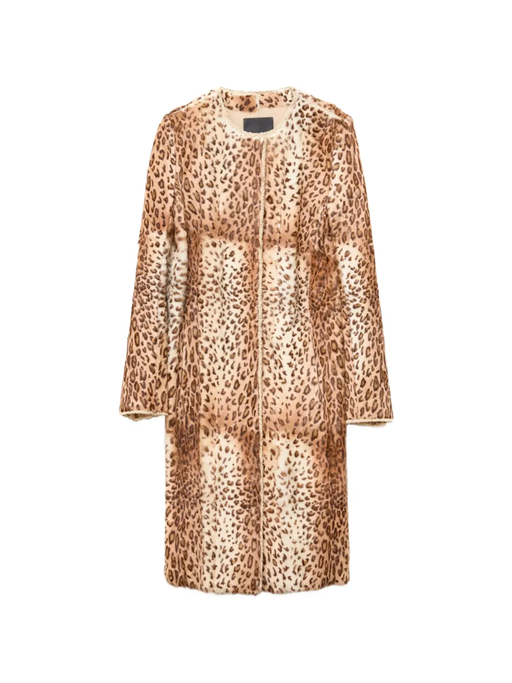 Fendi Pre-Owned Mantel mit Leoparden-Print - Braun
