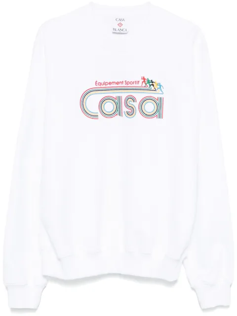 Casablanca Equipement Sportif Embroidered sweatshirt