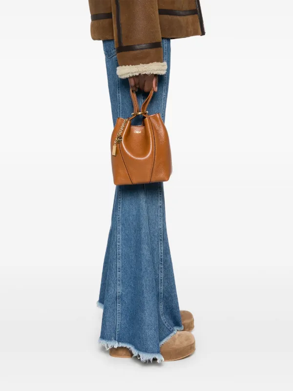 Chloé Small Spin Tote Bag | Brown | FARFETCH