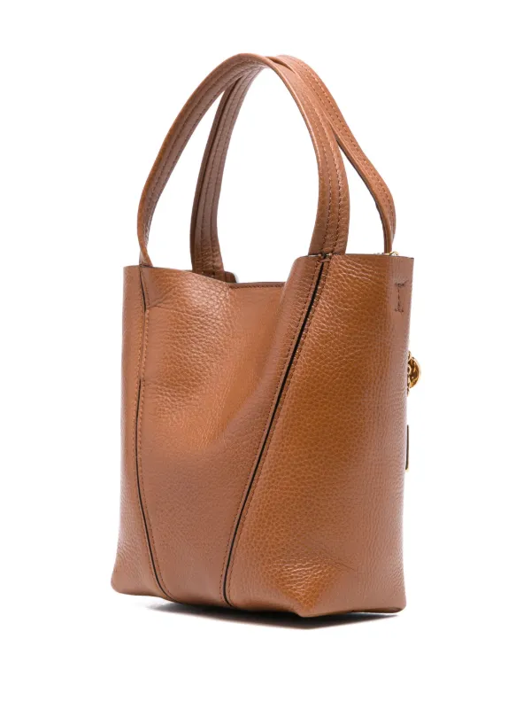 Chloé Small Spin Tote Bag | Brown | FARFETCH CA