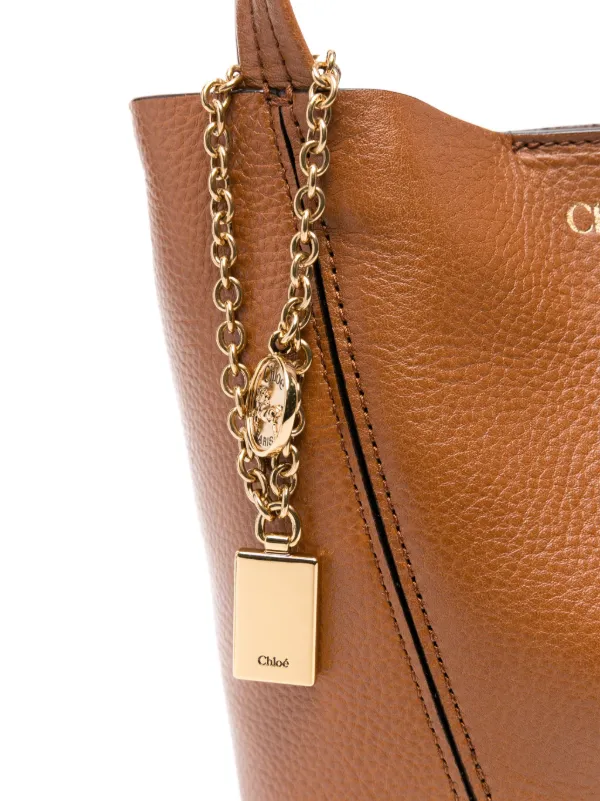 Chloé Small Spin Tote Bag | Brown | FARFETCH